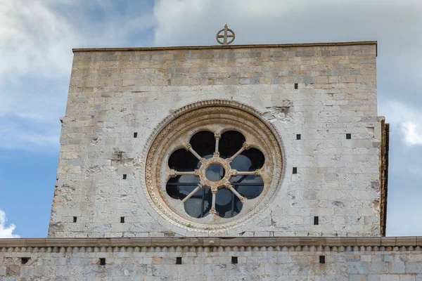 Nice Building Detail Ancient Spanish Town Gerona — Stock Photo, Image