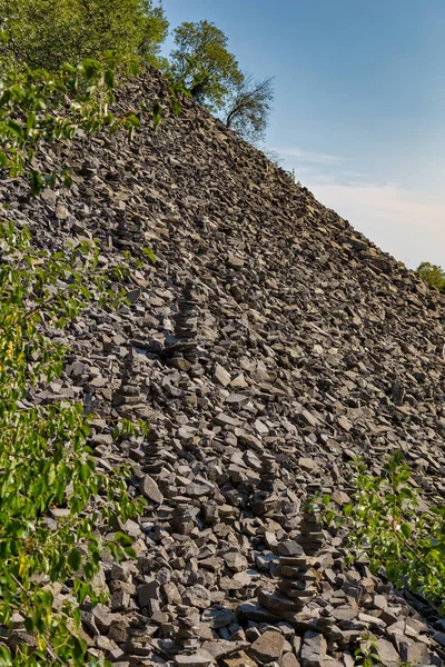 Basaltpfähle Ungarischen Badacsony Gebirge — Stockfoto