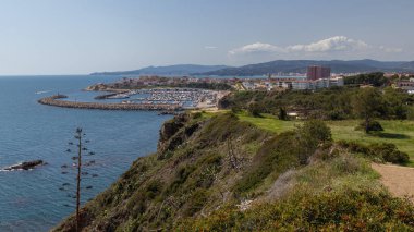 Costa Brava, köy Palamos İspanya güzel koyda