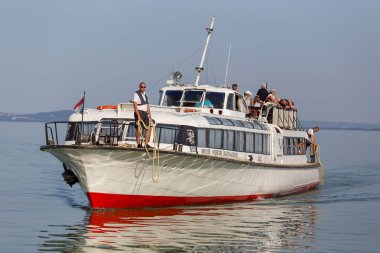 Balaton Gölü, 23 üzerinde Macaristan'dan güzel gemi. 08. 2017 Macaristan
