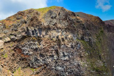 Vezüv Yanardağı İtalya Napoli yakınındaki detay