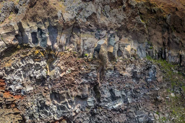 รายละเอ ยดของภ เขาไฟ Vesuvius ใกล เนเป ในอ ตาล — ภาพถ่ายสต็อก