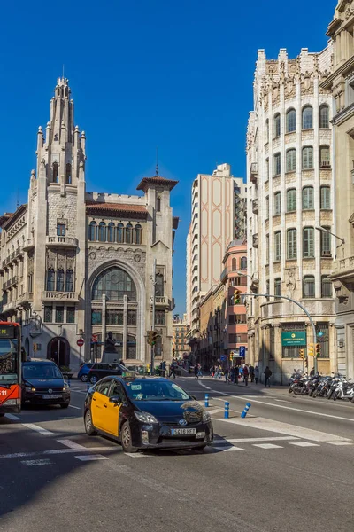 Landmark Barcelony Słoneczny Dzień 2018 Hiszpania — Zdjęcie stockowe