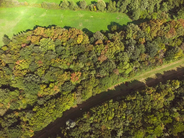 Luftbild Aus Einer Ungarischen Landschaft — Stockfoto