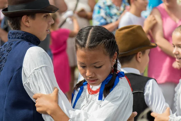 Tradicional Húngaro Evento Uva Participante Otoño Pueblo Badacsony 2018 Hungría — Foto de Stock