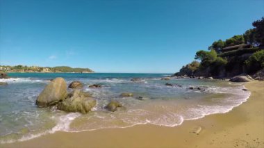 Costa Brava İspanya, bay La Fosca 4 k detay