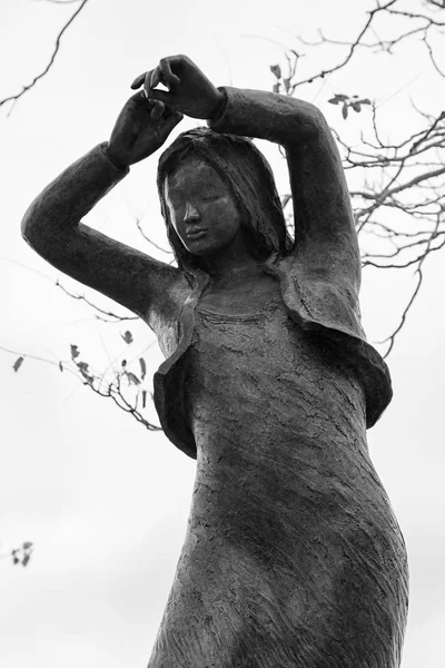 Mycket Fin Skulptur Från Carmen Amaya Den Lilla Spanska Byn — Stockfoto