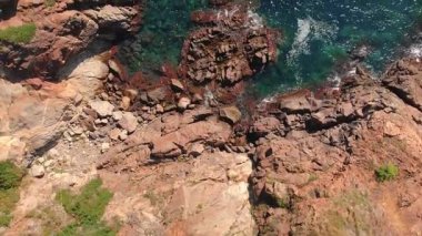 İspanyol Costa Brava manzara şehrin Palamos robot