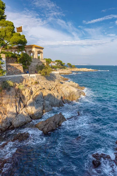 Beau Paysage Côtier Espagnol Près Village Sagaro — Photo