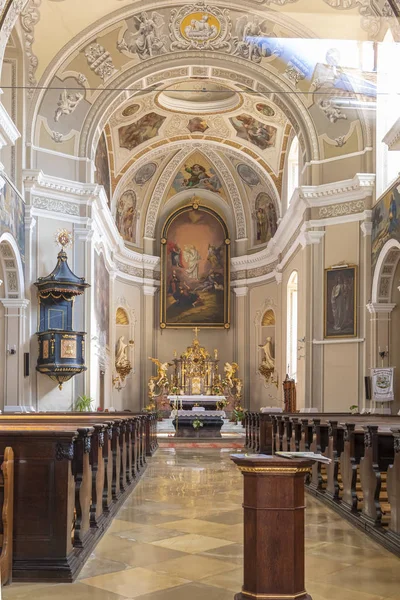 Alte Ungarische Kirche Einer Hauptstrasse Kiraly Einer Stadt Pecs Drinnen — Stockfoto