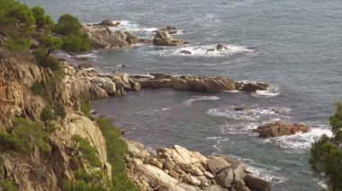 Tipik La Fosca yakınlarında küçük bir köy İspanyol Costa Brava, kıyı