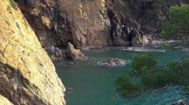 Tipik La Fosca yakınlarında küçük bir köy İspanyol Costa Brava, kıyı
