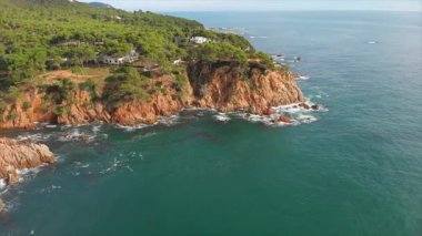İspanyol Costa Brava manzara şehrin Palamos robot 