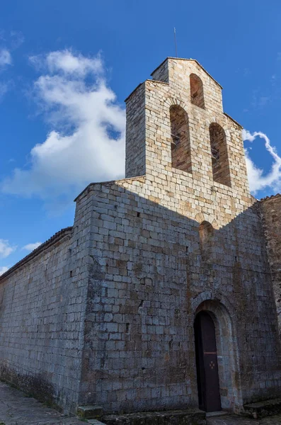 Ancienne Chapelle Dans Forêt Espagne Sanctuaire Mère Dieu Coll — Photo