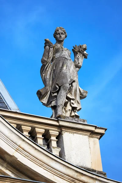 Bela Escultura Castelo Festetics Uma Cidade Keszthely Hungria 2018 Hungria — Fotografia de Stock