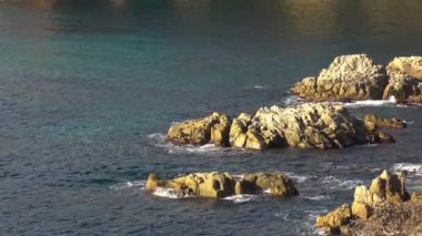 İspanyol Costa Brava kıyı güneşli gün