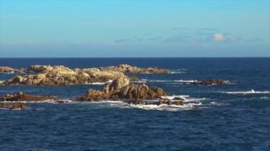 İspanyol Costa Brava kıyı güneşli gün