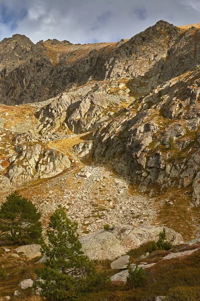 Mooie Herfst Berglandschap Van Andorra — Stockfoto
