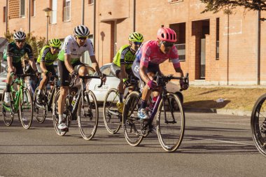 Sahne Alanı'ndaki 2 (den Mataro için Sant Feliu de Guixols) Volta yol bisiklet, İspanya Rakip 26. 03. 2019 İspanya