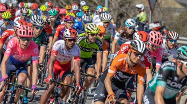 Sahne Alanı'ndaki 3 (gelen Sant Feliu de Guixols Vallter 200) Volta yol bisiklet, İspanya Rakip 27. 03. 2019 İspanya