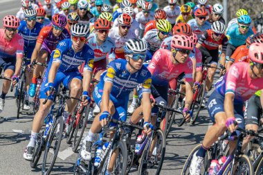 Sahne Alanı'ndaki 3 (gelen Sant Feliu de Guixols Vallter 2000) Volta yol bisiklet, İspanya Rakip 27. 03. 2019 İspanya