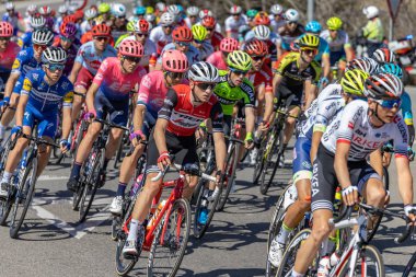 Sahne Alanı'ndaki 3 (gelen Sant Feliu de Guixols Vallter 2000) Volta yol bisiklet, İspanya Rakip 27. 03. 2019 İspanya