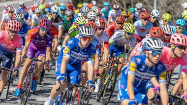 Sahne Alanı'ndaki 3 (gelen Sant Feliu de Guixols Vallter 2000) Volta yol bisiklet, İspanya Rakip 27. 03. 2019 İspanya