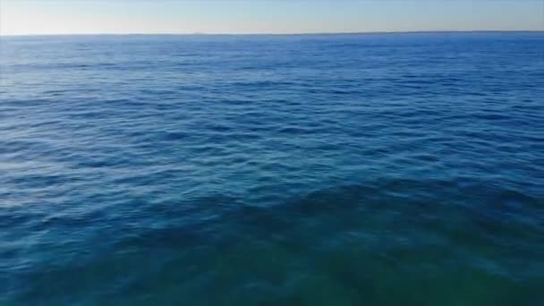 Luchtfoto Drone Beelden Het Water Spaanse Kust — Stockvideo