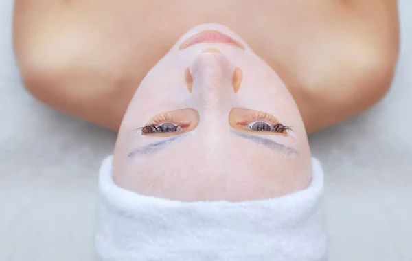 Cosmetoloog Voor Procedure Van Het Reinigen Hydrateren Van Huid Het — Stockfoto