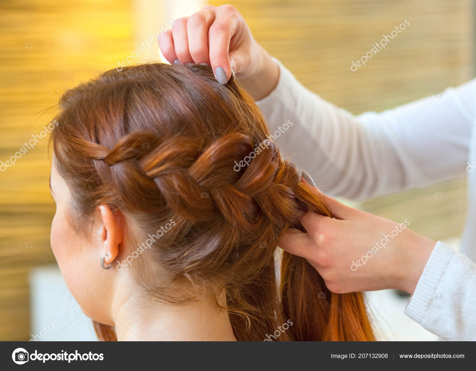 Long Red Weave Hairstyles Beautiful Girl Long Red Hair