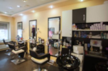İç güzellik salonları, işyeri Kuaför görüntü arka planı.