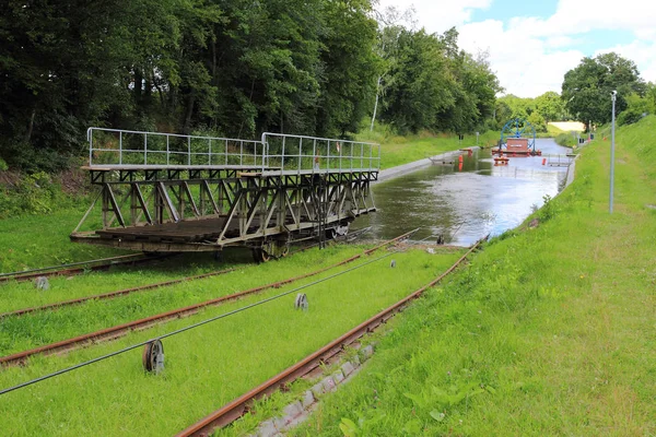 Inclined Plane Carriage Katy Poland One Five Long Kanal Elblaski — Stock Photo, Image