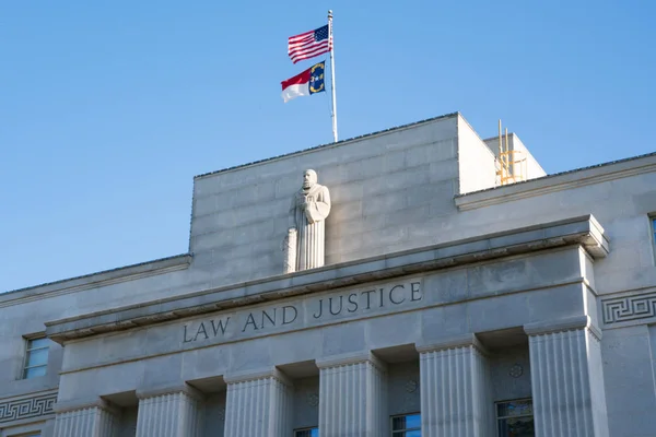 Raleigh April 2018 Facade North Carolina Supreme Court Building Raleigh — Stock Photo, Image