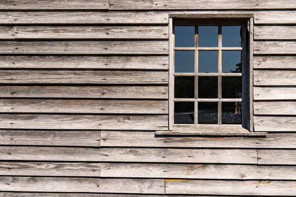 Old Weathered Wood Window Background Building — Stock Photo, Image