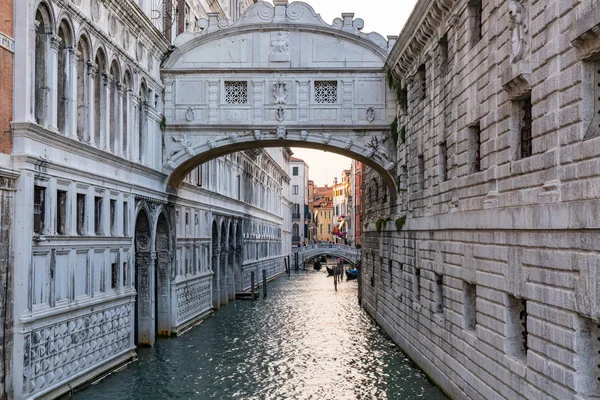 Ponte Dos Suspiros Veneza Itália Nomeada Pelos Suspiros Prisioneiros Que — Fotografia de Stock