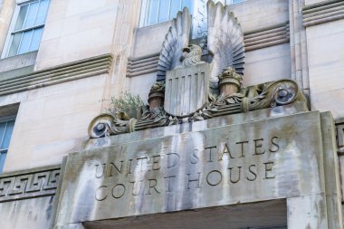 Amerika Birleşik Devletleri Adliyesi Buffalo, New York'da cephe