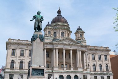 Syracuse, Ny - 14 Mayıs 2018: Onondaga Bölge adliye Columbus Circle Syracuse, New York