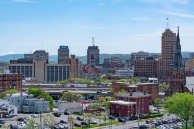Syracuse, Ny - 14 Mayıs 2018: Gündüz manzarası Syracuse, New York