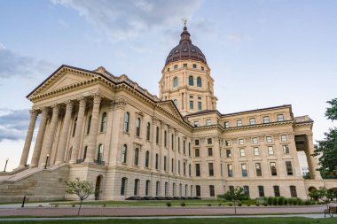 Topeka, Kansas, Kansas eyalet başkenti binanın dış