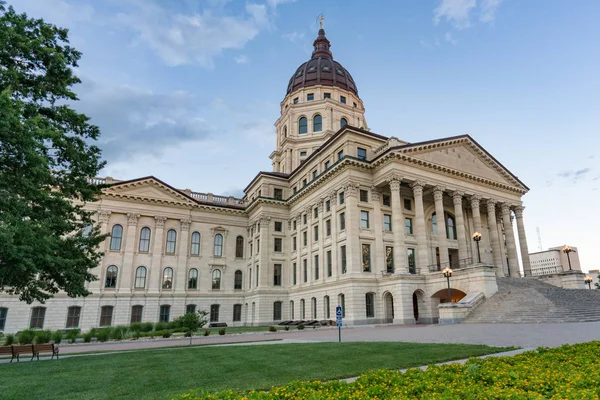 Exterior Del Kansas State Capital Building Topeka Kansas — Foto de Stock