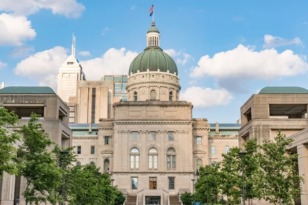 Indiana State Capital Building Downtown Indianapolis Indiana — Stock Fotó