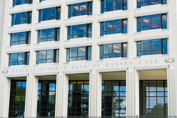 Kansas City June 2018 Exterior Kansas City Federal Reserve Bank — Stock Photo, Image