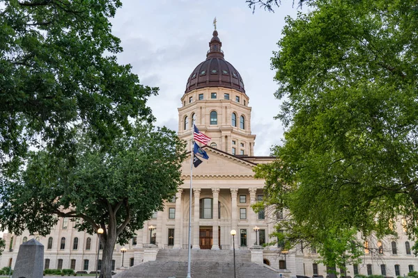 Exterior Del Kansas State Capital Building Topeka Kansas — Foto de Stock