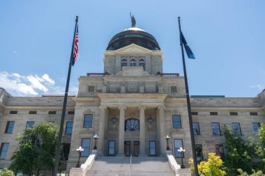 Montana State Capital Building in Helena Montana clipart