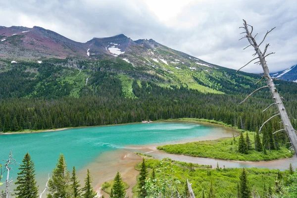 Josephine Lake Grinnell Glacier Trail Glacier National Park Montana — Stock Photo, Image