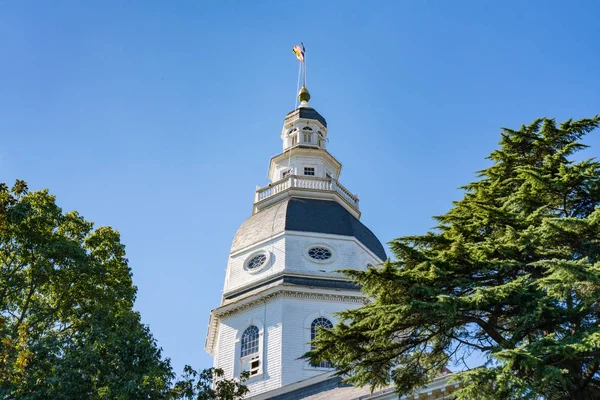 Maryland State Capital Dome Annapolis Maryland — Foto de Stock