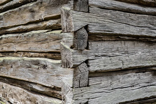 Drewniany domek rogu wszystko — Zdjęcie stockowe