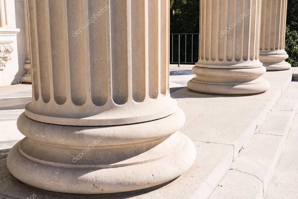 Fluted Greek Stone Columns