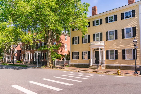 Casas históricas en Salem, Massachusetts — Foto de Stock