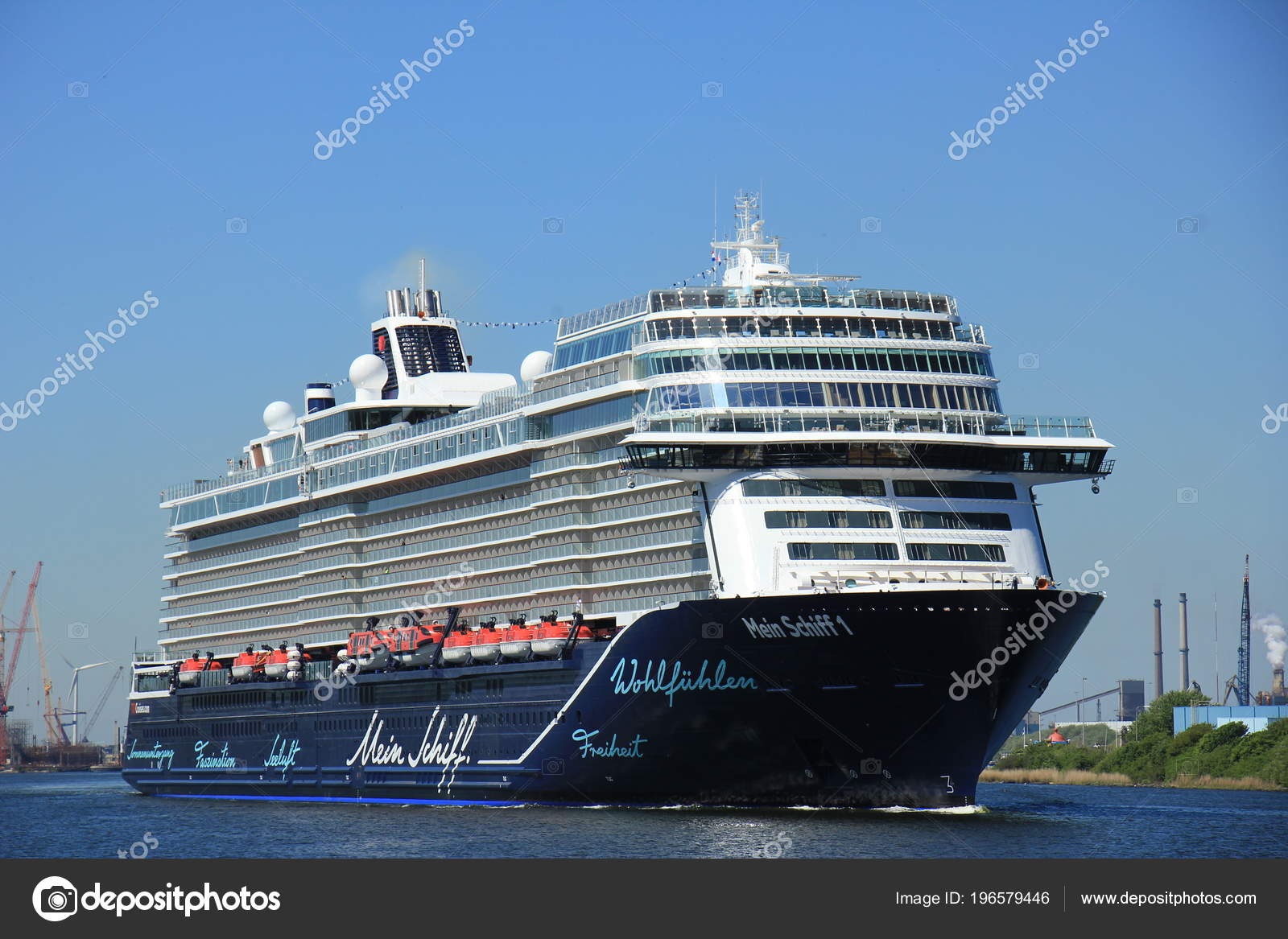 Velsen Die Niederlande Mai 2018 Mein Schiff Kreuzfahrten Tui
